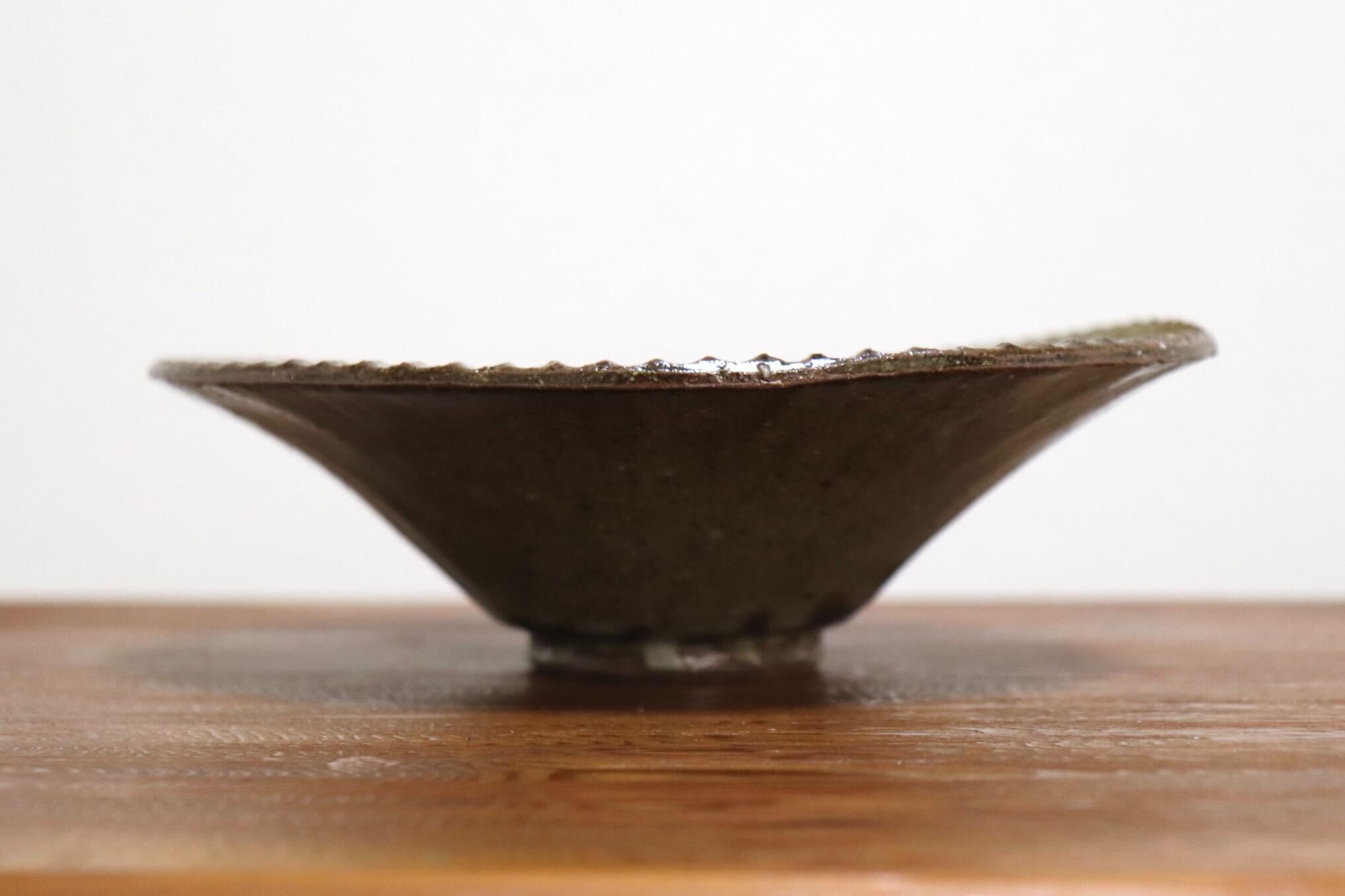 GMIO500F◯丹山窯 丹波焼 傘皿 陶器 丹波篠山 伝統工芸 未使用