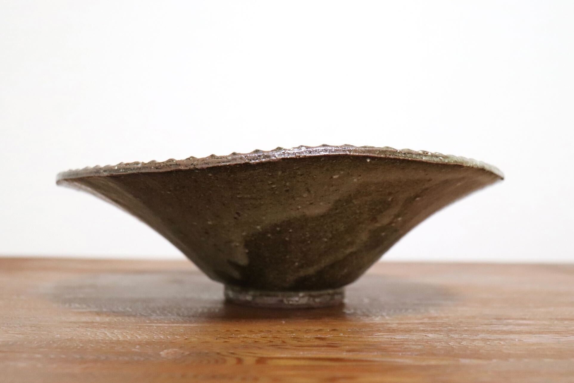 GMIO500F◯丹山窯 丹波焼 傘皿 陶器 丹波篠山 伝統工芸 未使用