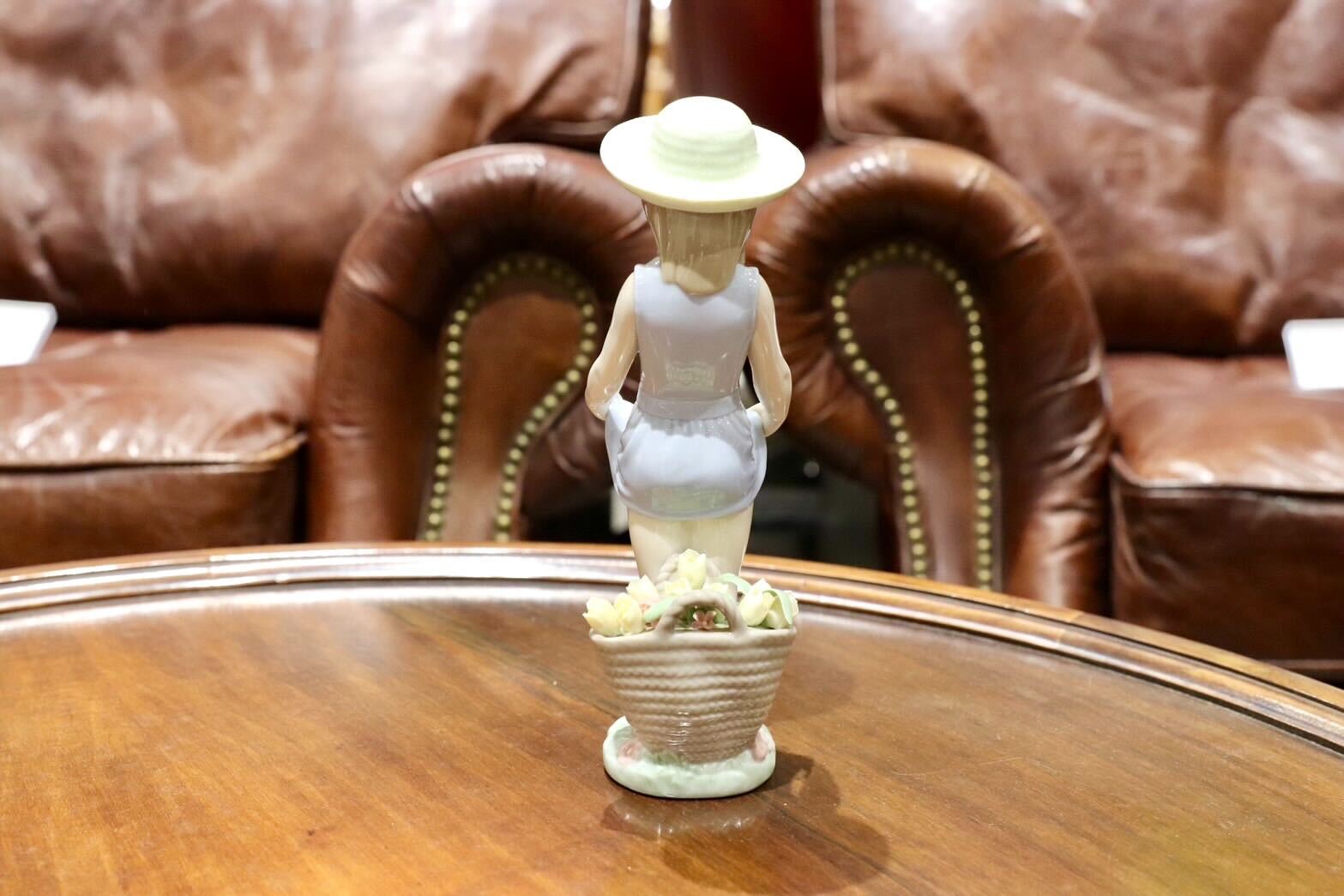 GMIO16◯LLADRO / リヤドロ スカートに花いっぱいスペシャルバージョン フィギュア 置物 陶器