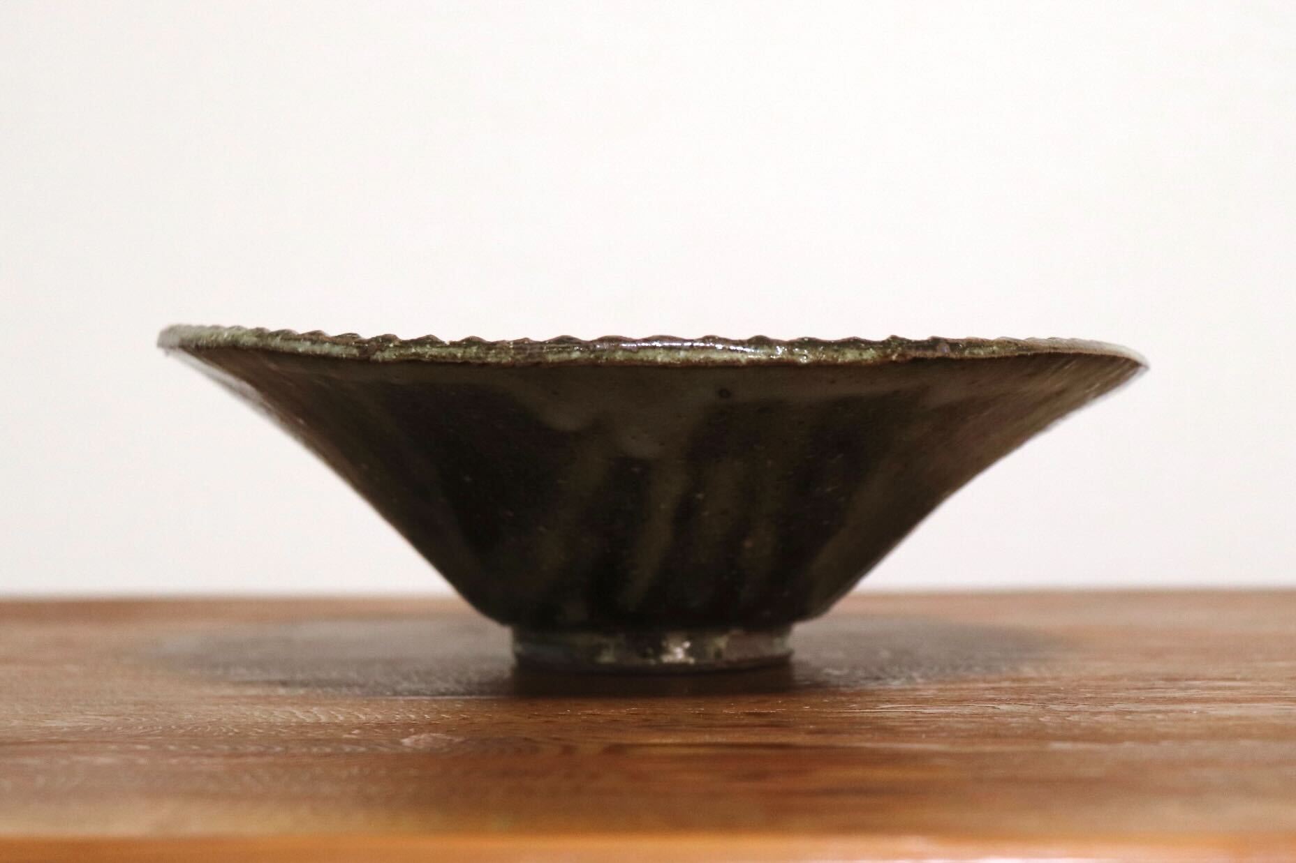 GMIO500F◯丹山窯 丹波焼 傘皿 陶器 丹波篠山 伝統工芸 未使用