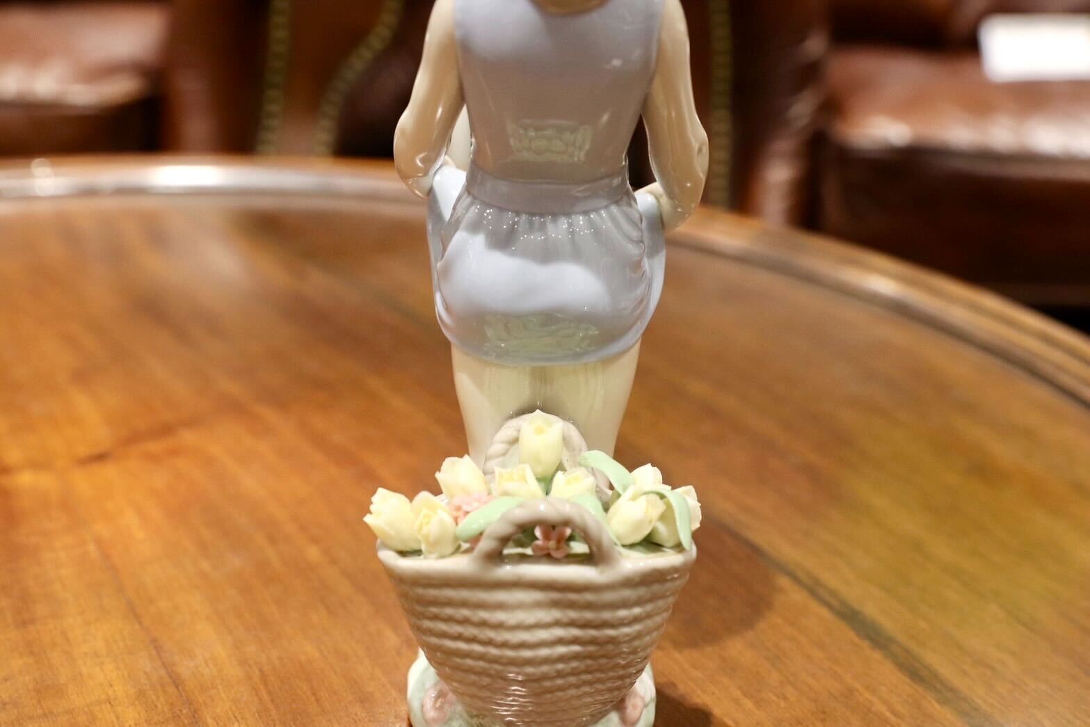 GMIO16◯LLADRO / リヤドロ スカートに花いっぱいスペシャルバージョン フィギュア 置物 陶器