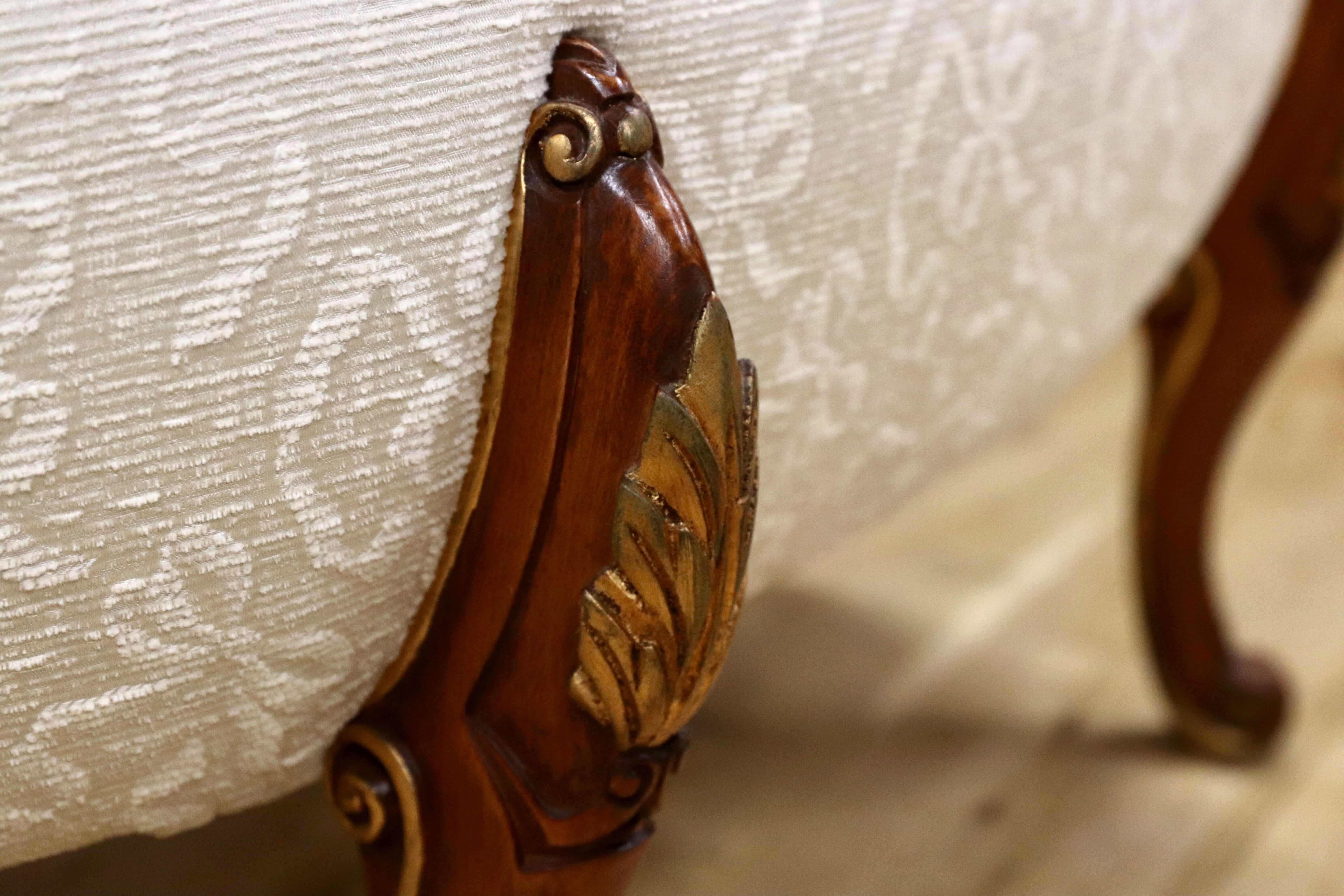 GMGH310○アピス六本木 VOLPI スツール 椅子 チェア ファブリック イタリア製 クラシック エレガント 最高級 約45万 展示品