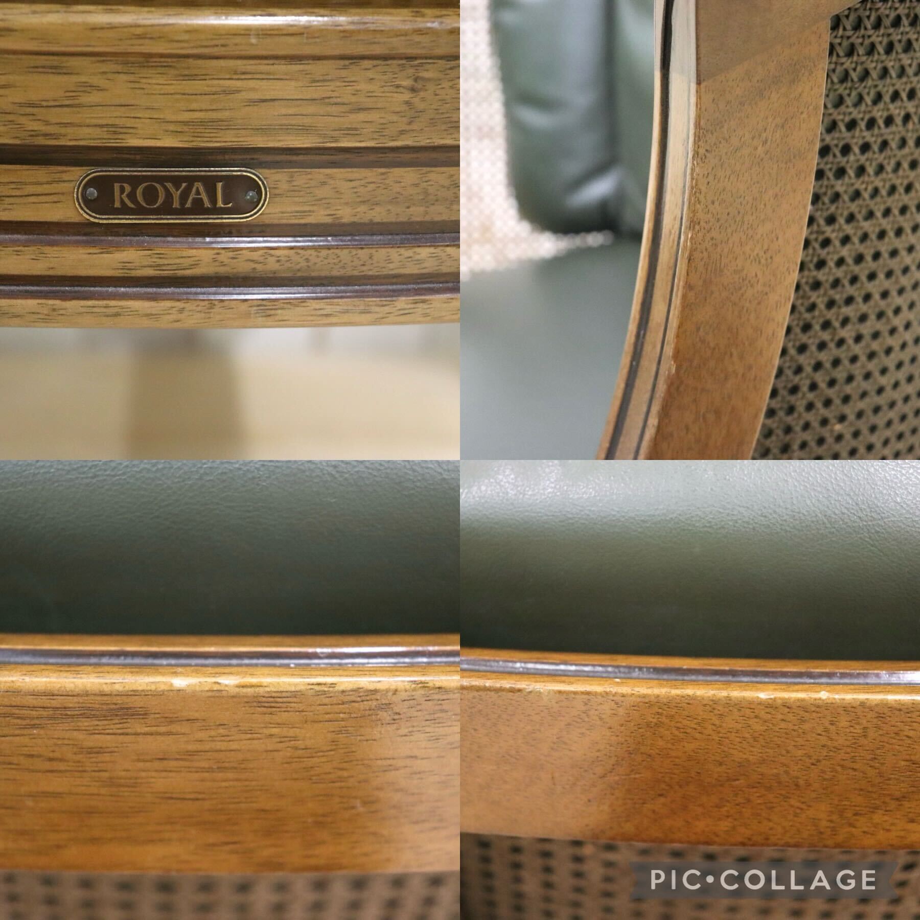 GMHK106D○maruni / マルニ 地中海ロイヤル ROYAL シャルル パーティチェア ダイニングチェア 椅子 キャスター 本革 クラシック 定価約25万