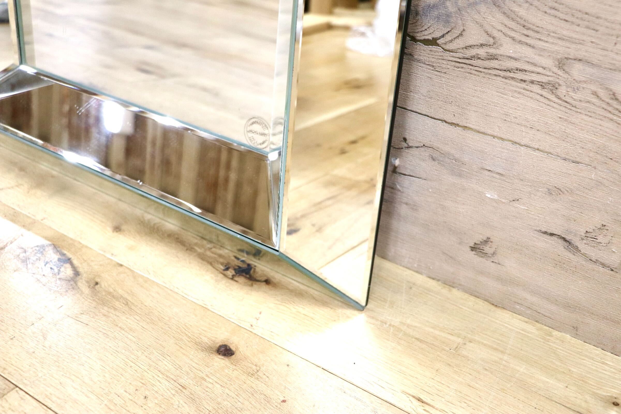 GMGK94○ZARA HOME / ザラホーム 鏡 壁掛け シンプル モダンスタイル 壁掛けミラー 正方形 ウォールミラー