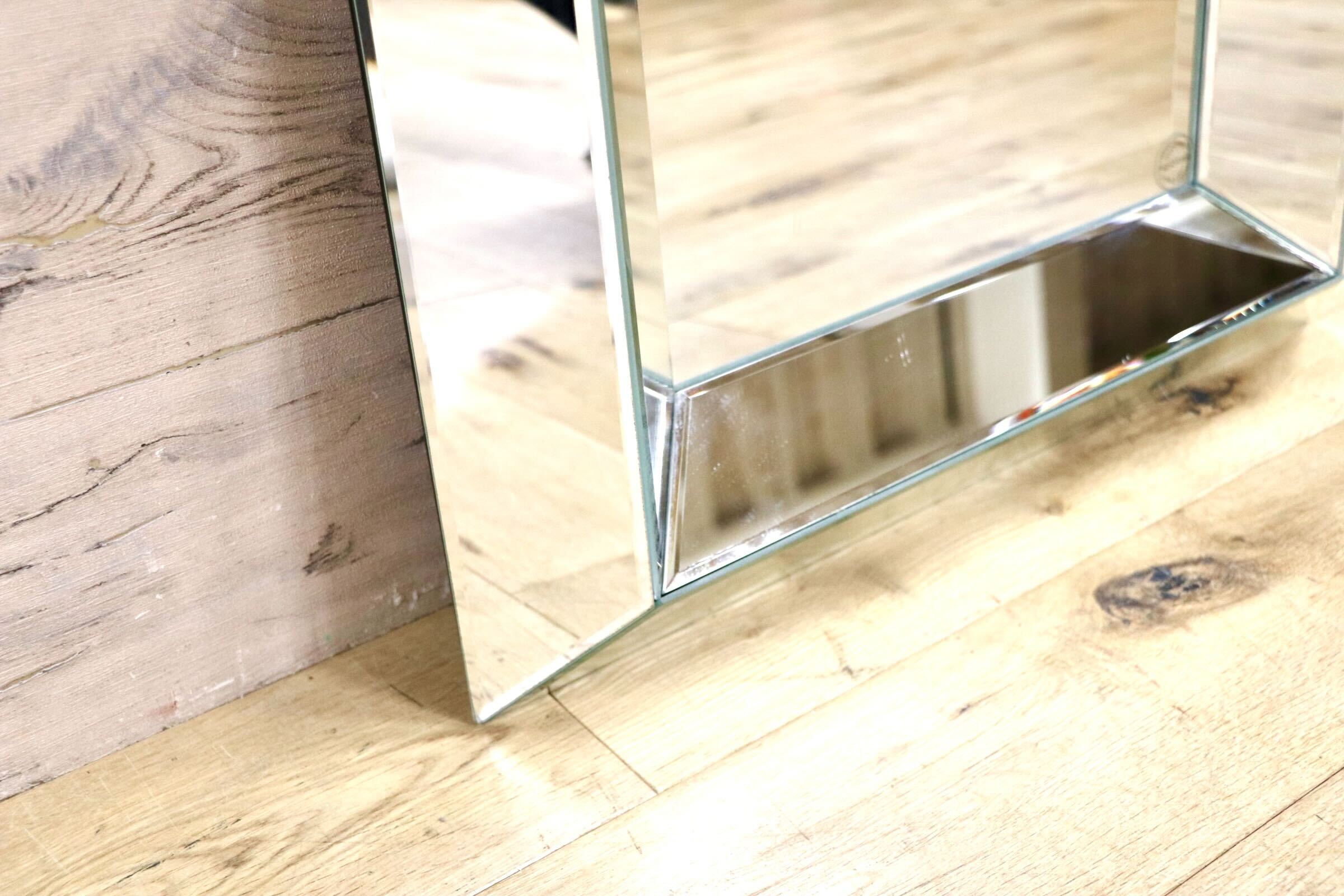 GMGK94○ZARA HOME / ザラホーム 鏡 壁掛け シンプル モダンスタイル 壁掛けミラー 正方形 ウォールミラー