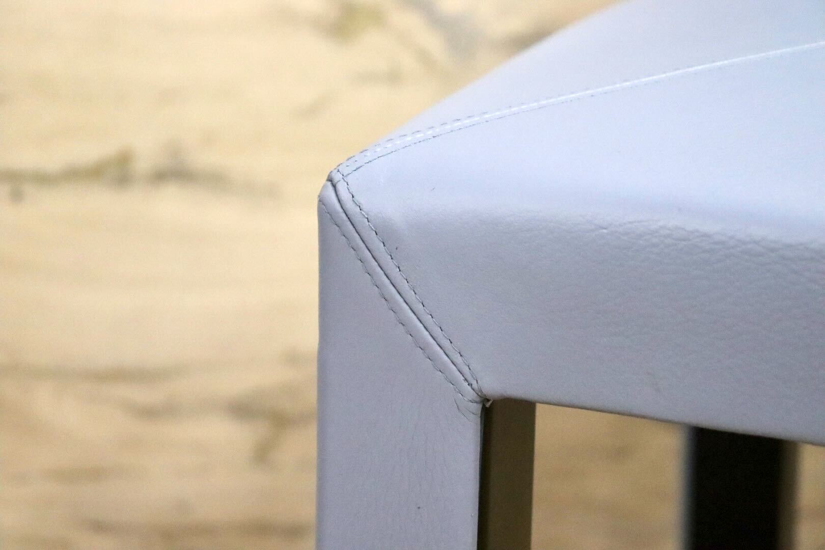 GMFS270B○B&B ITALIA Arcadia アルカディア ダイニングチェア 椅子 4脚セット 総本革 イタリアモダン ヴィンテージ 定価約104万 希少 名作