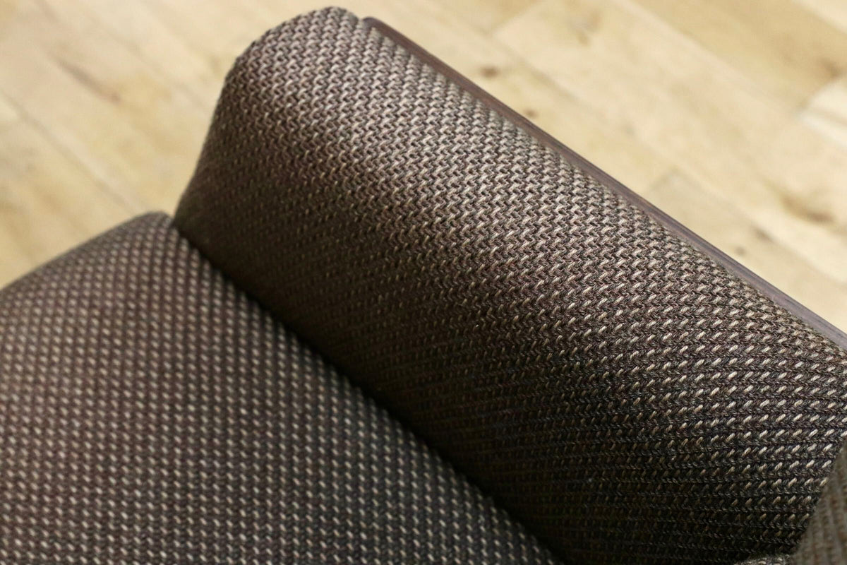 GMJK477B○FUJI FURNITURE / 冨士ファニチア Tapio タピオ ウォールナットカラー ラウンドソファ 中村曻 回転式 ファブリック 約23万