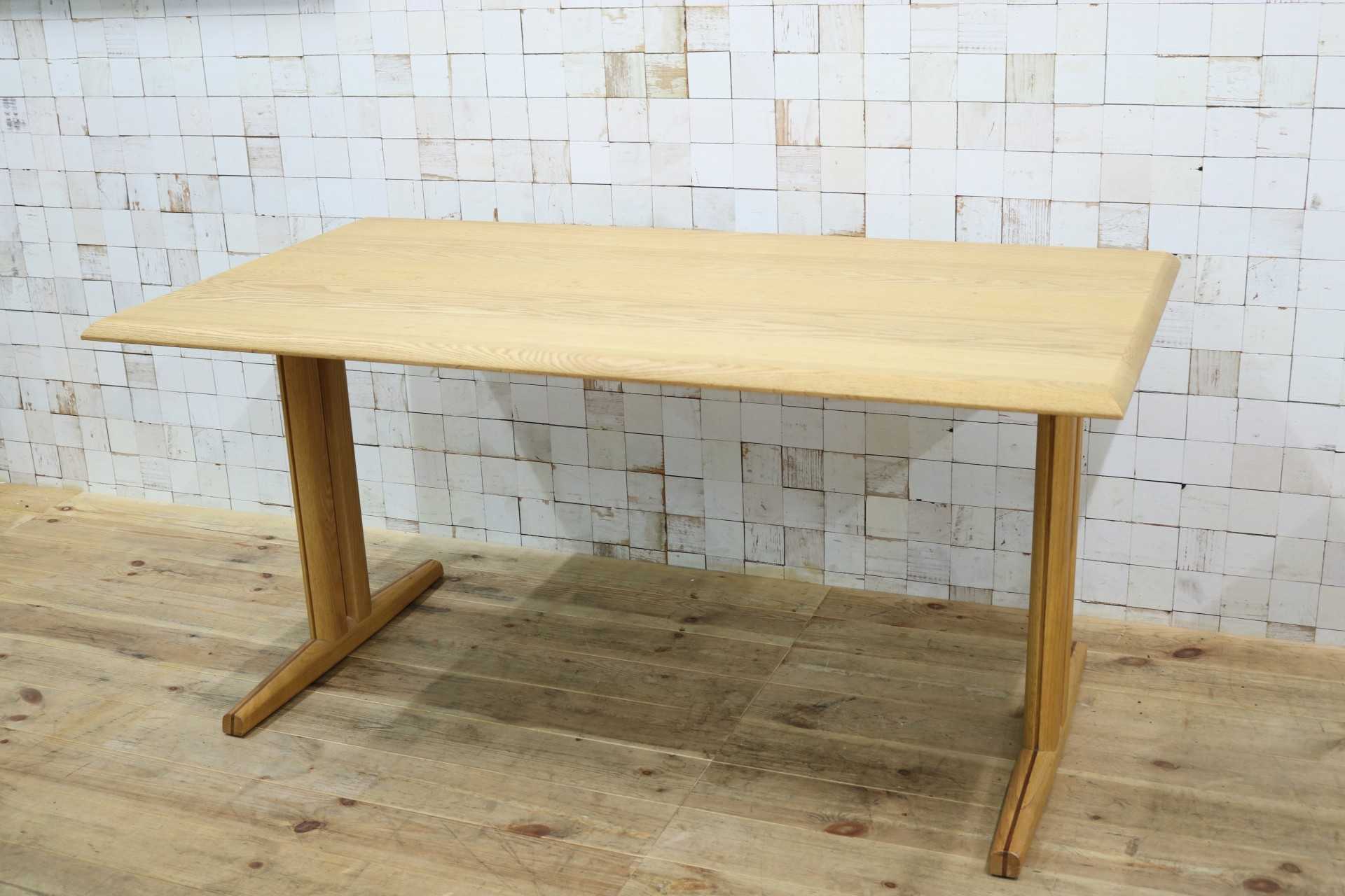 GMJK112C◯ACTUS / アクタス ダイニングテーブル 食卓テーブル リビングテーブル 作業台 オーク材 モダン 北欧スタイル 定価約8.9万 展示品