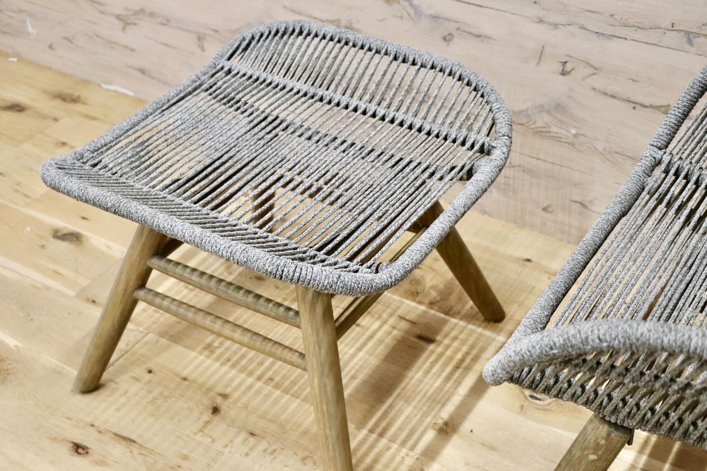 GMJH151◯NAUTIN / ノイジン ゴードリラックスチェア ラウンジチェア オットマン ナチュラル モダン 展示品