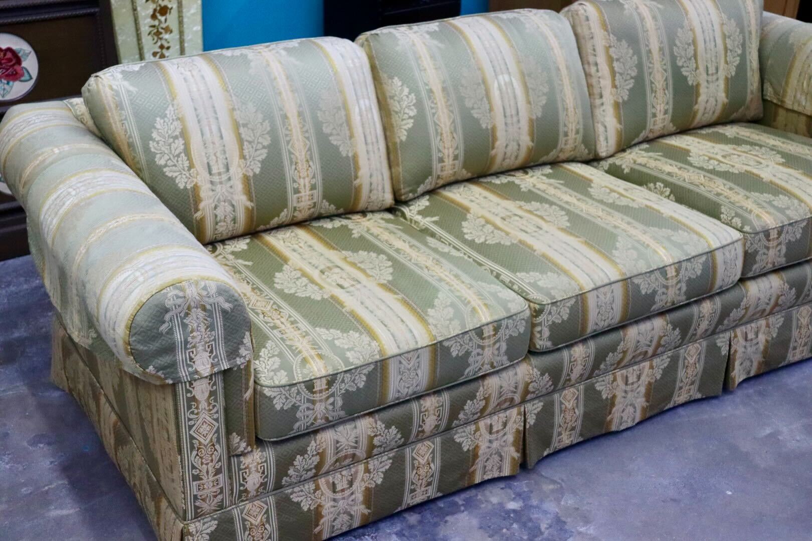 GMIK675B○DREXEL HERITAGE / ドレクセルヘリテイジ 3人掛けソファ トリプルソファ 長椅子 ファブリック ヴィンテージ クラシック