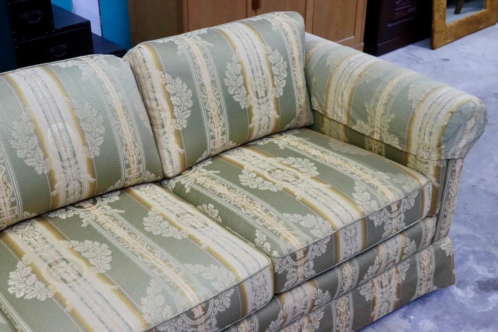 GMIK675B○DREXEL HERITAGE / ドレクセルヘリテイジ 3人掛けソファ トリプルソファ 長椅子 ファブリック ヴィンテージ クラシック