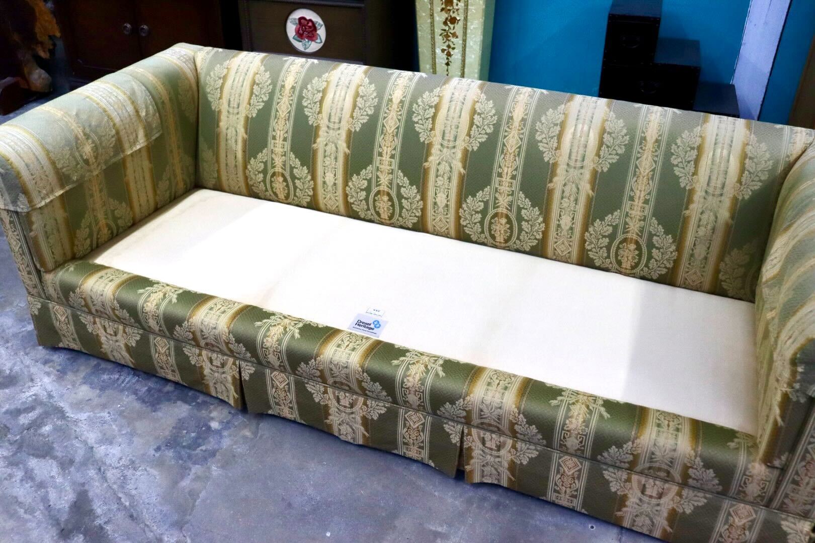 GMIK675B○DREXEL HERITAGE / ドレクセルヘリテイジ 3人掛けソファ トリプルソファ 長椅子 ファブリック ヴィンテージ クラシック