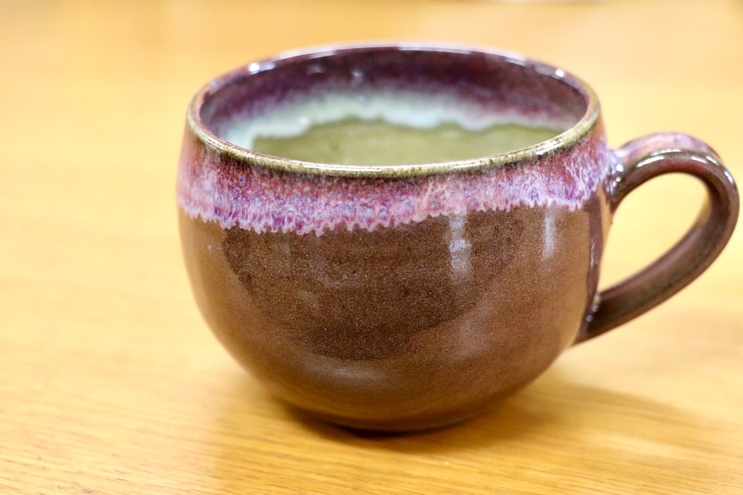 GMIO565G◯市野悟窯 丹波焼 マグカップ丸(大) 市野哲次 陶器 伝統工芸 丹波篠山 未使用