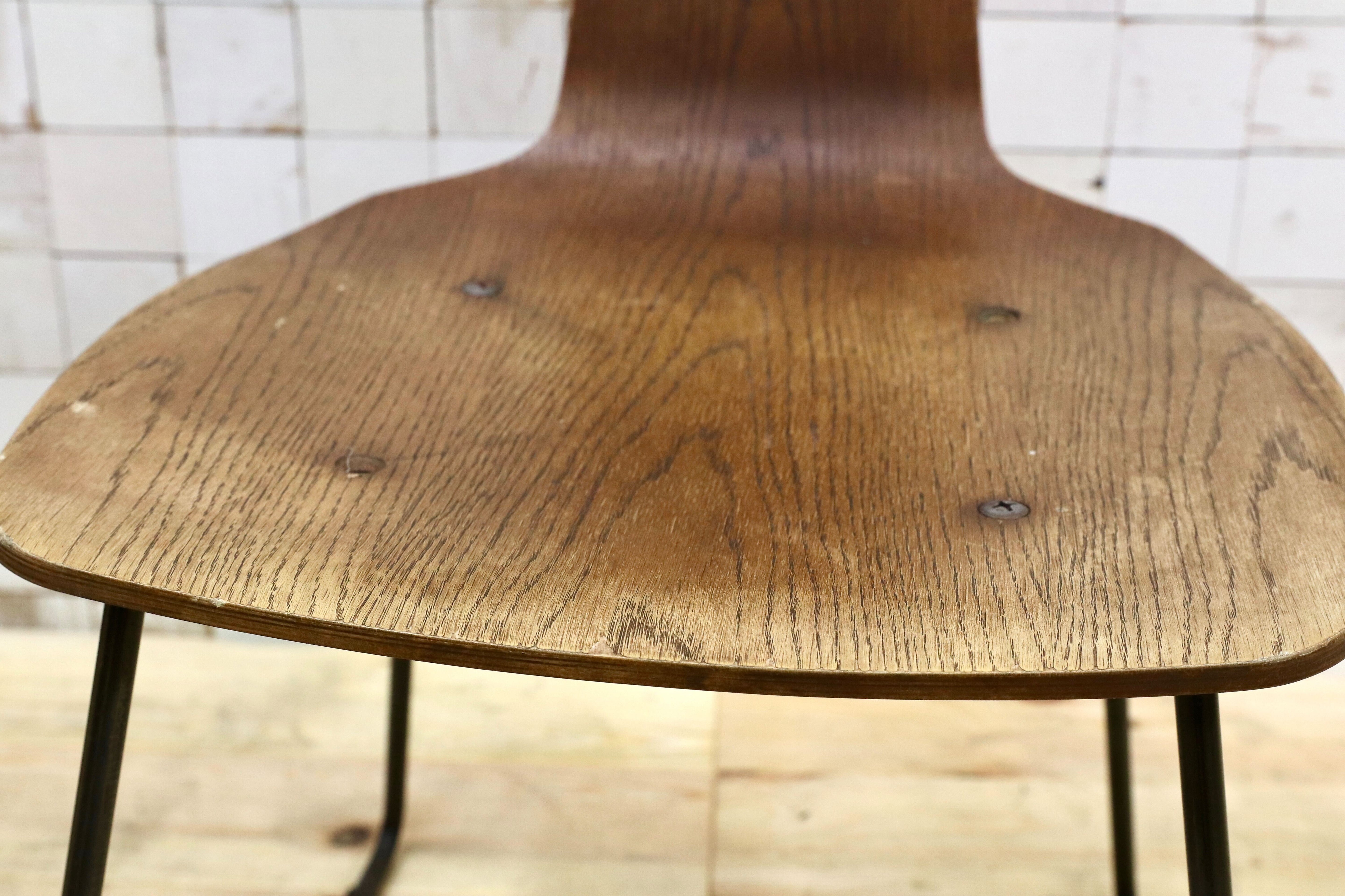 GMGK22Z○TRUCK FURNITURE / トラックファニチャー Tチェア プライウッド 廃番 ヴィンテージ 希少 アンティーク インダストリアル ジャンク