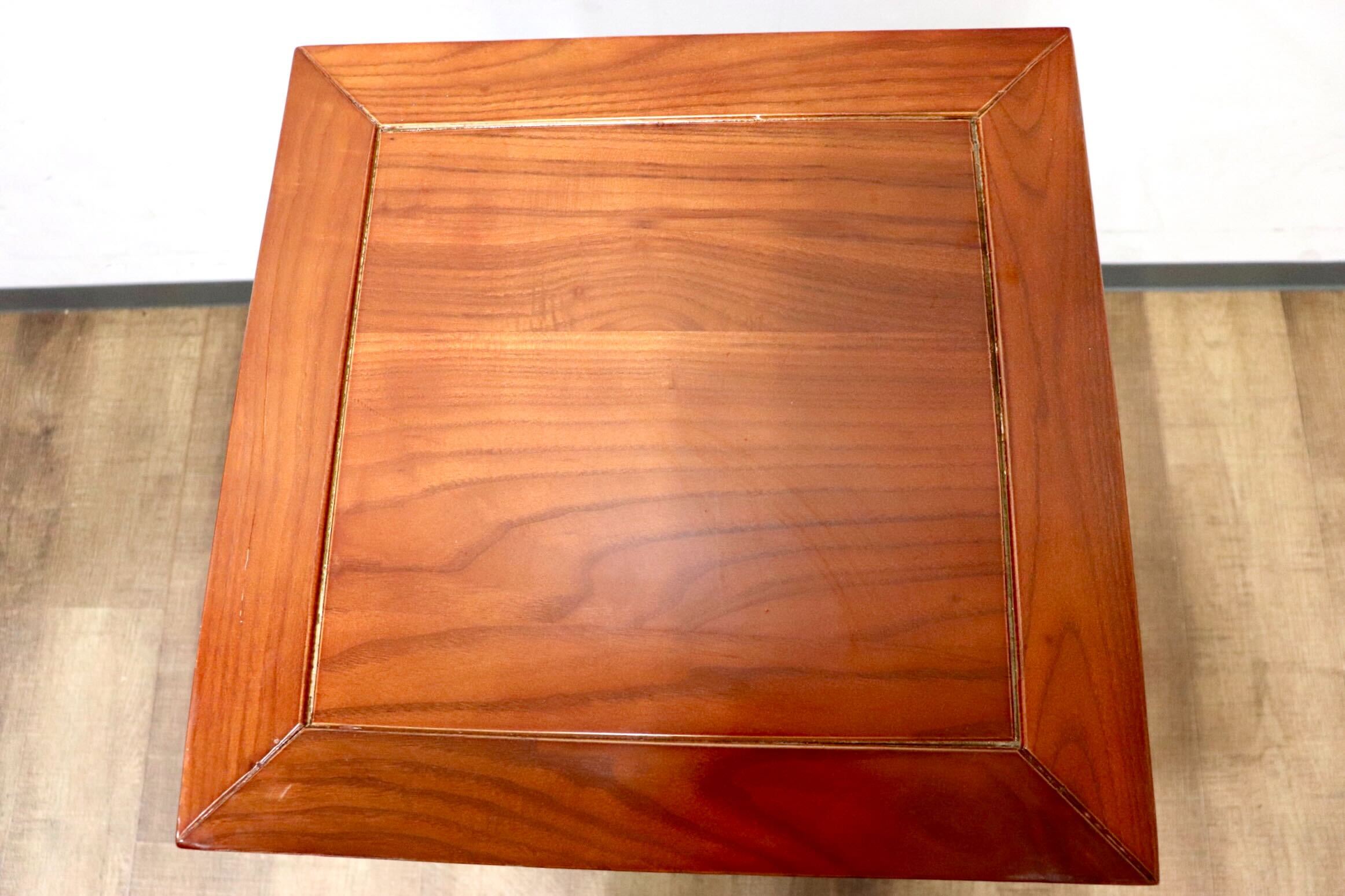 GMHK295F○中国民芸様式 アンティーク サイドテーブル コーヒーテーブル 花台 香炉台 飾り台 電話台 机 店舗什器 木製 クラシック アジアン