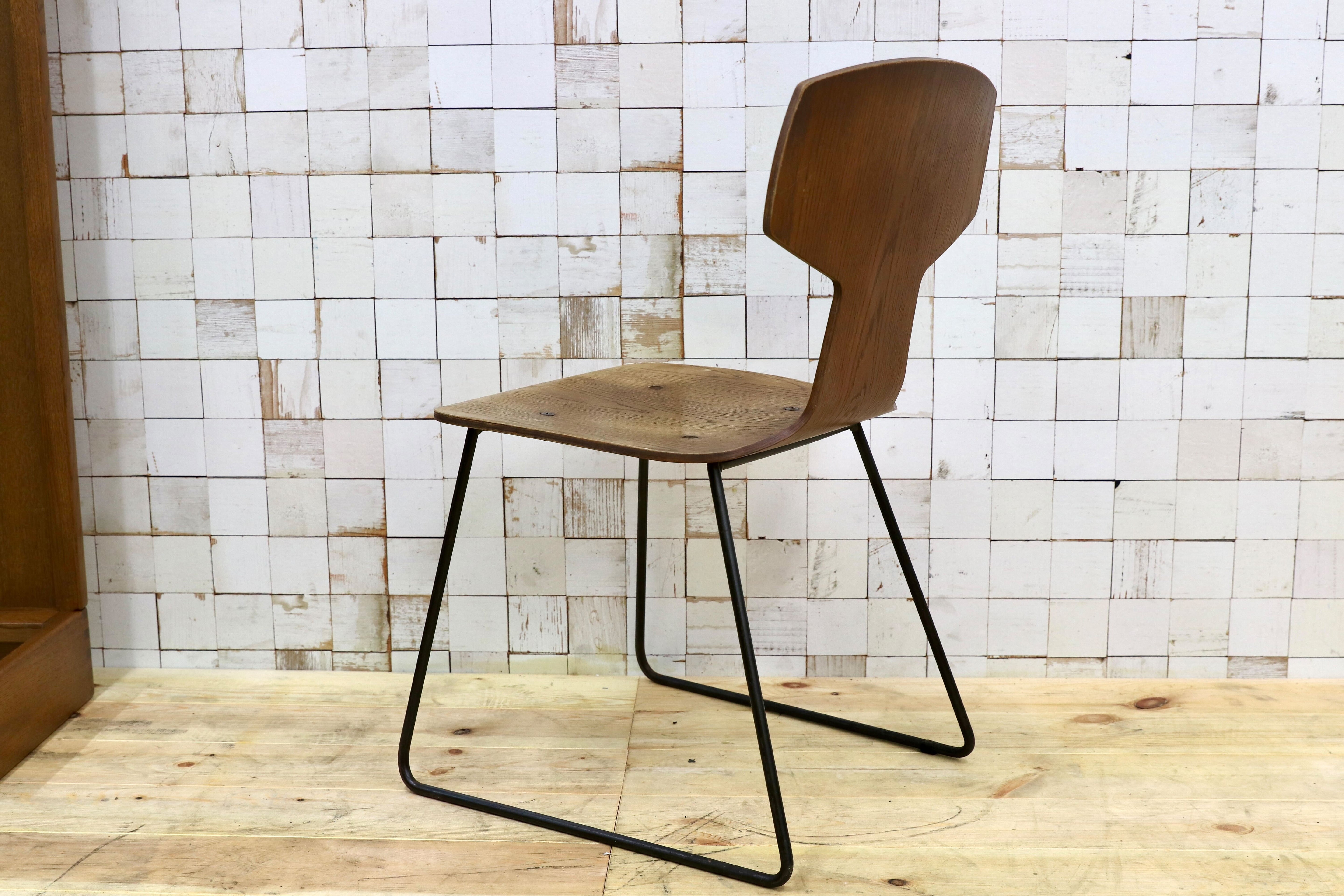 GMGK22Z○TRUCK FURNITURE / トラックファニチャー Tチェア プライウッド 廃番 ヴィンテージ 希少 アンティーク インダストリアル ジャンク