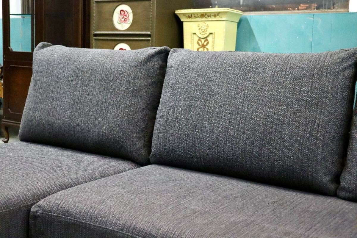 GMIK737○TAKUMI SOFA / 匠ソファ 利庵 LDカウチソファ コーナーソファ オットマン カバーリング アームテーブル シラカワ 定価約122万