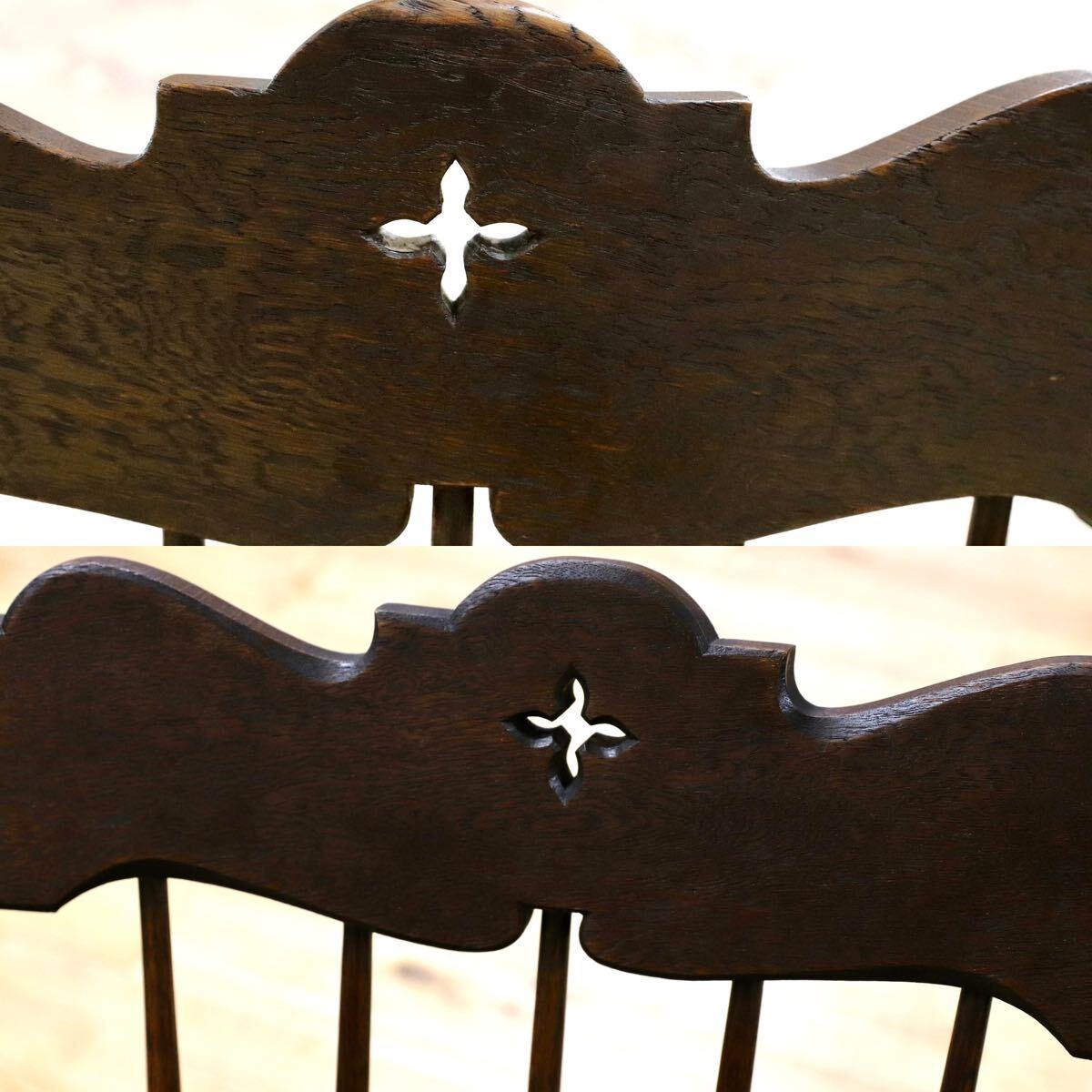 GMHS372○永田良介商店 ロッキングチェア 神戸家具 揺り椅子 楢無垢材 稀少 ヴィンテージ レトロ メンテナンス済み