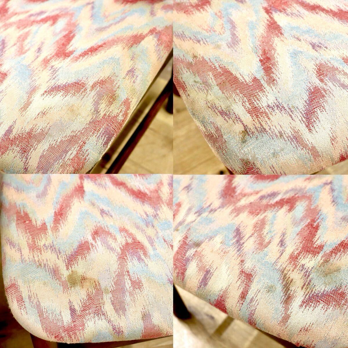 GMIH26B○karimoku / カリモク ダイニングチェア 2脚セット 椅子 ファブリック ヴィンテージ レトロ オールドカリモク