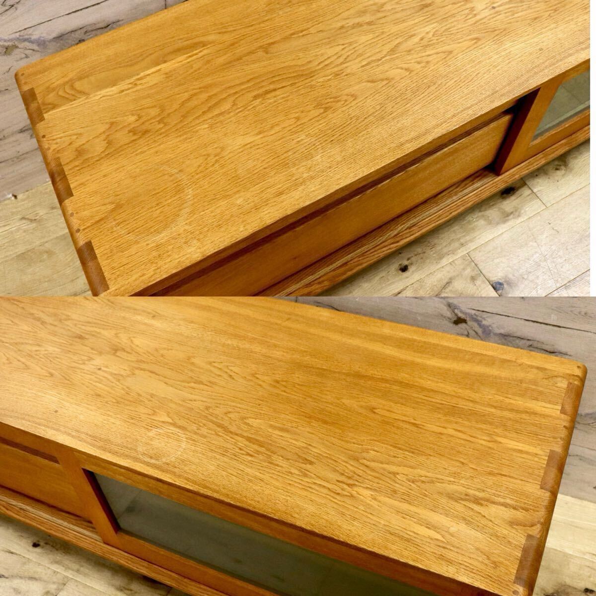 GMIK240○ACTUS / アクタス オークランド テレビボード リビングボード TVボード AVボード ローボード オーク無垢材 北欧モダン 廃番