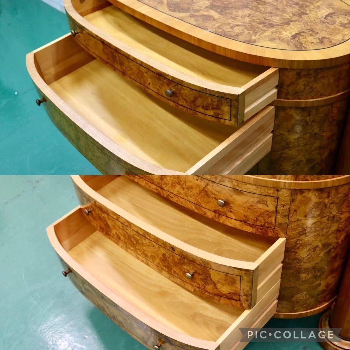 GMFS126○ANNIBALE COLOMBO アニバルコロンボ 4段チェスト チェスト サイドボード 飾り棚 象嵌細工 マホガニー材 最高級 イタリア