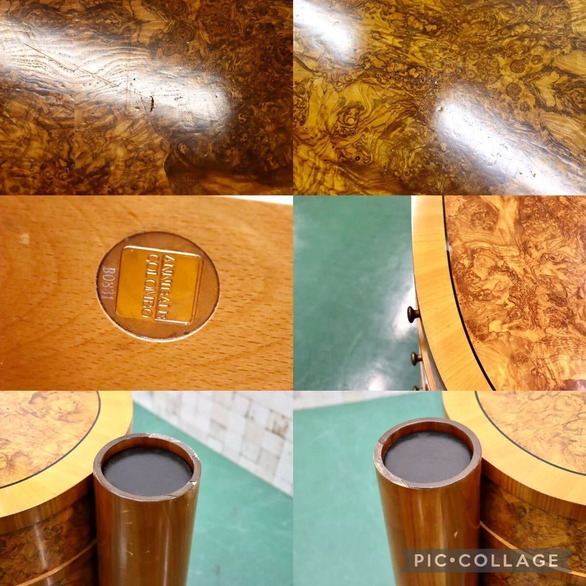 GMFS126○ANNIBALE COLOMBO アニバルコロンボ 4段チェスト チェスト サイドボード 飾り棚 象嵌細工 マホガニー材 最高級 イタリア