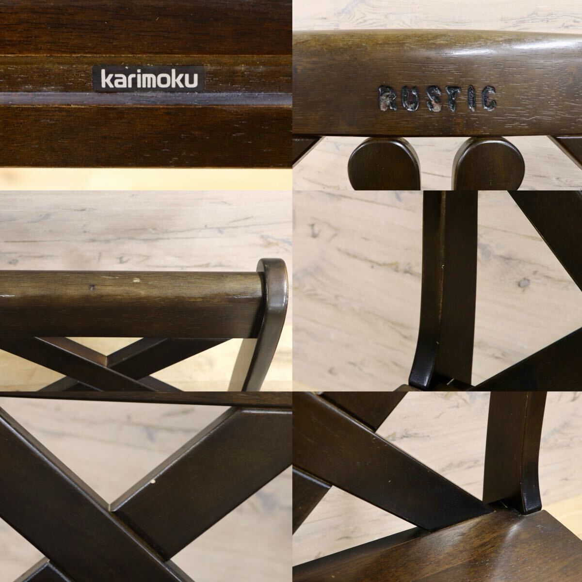 GMIH173A○karimoku/カリモク RUSTIC ルスティック ベンチ ダイニングチェア レトロ カントリーコロニアル 人気廃番シリーズ 国産家具