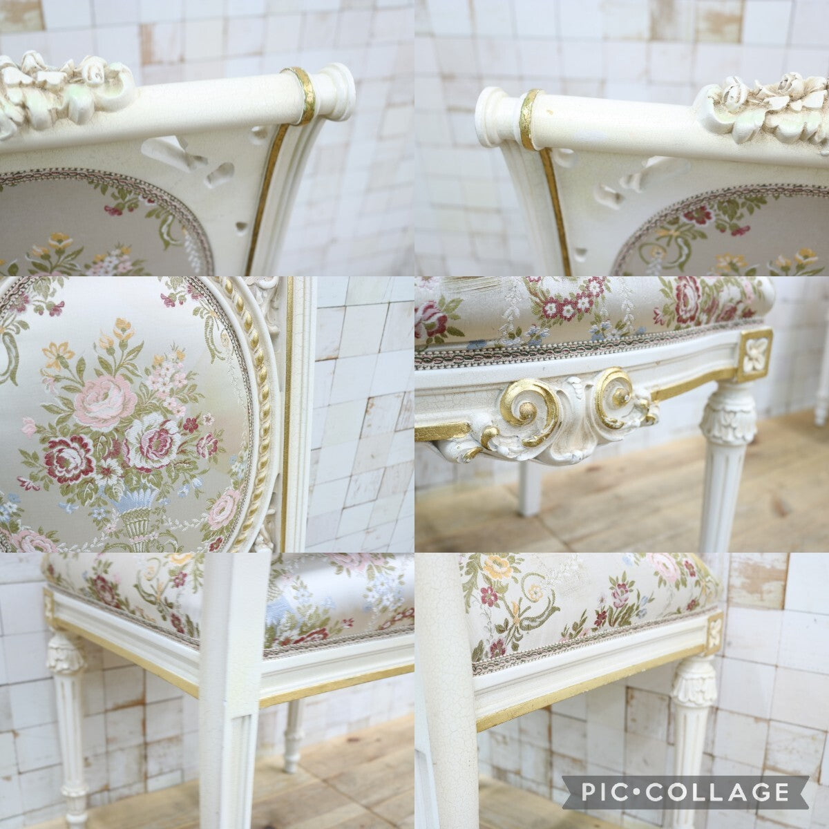 GMJK6B○SILIK / シリック ダイニングチェア 食卓椅子 サイドチェア ファブリック イタリア最高峰 姫家具 ロココ様式 クラシック