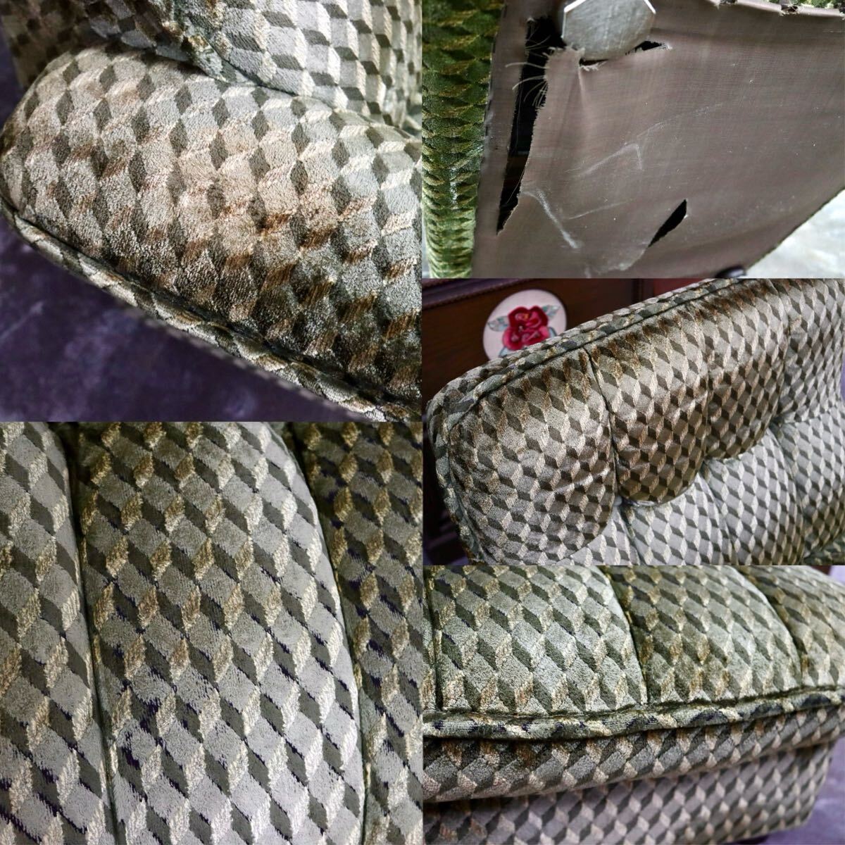 GMJK210H○karimoku / カリモク 1人掛けソファ シングルソファ 椅子 ラウンジチェア ファブリック オールドカリモク ヴィンテージ 国産家具