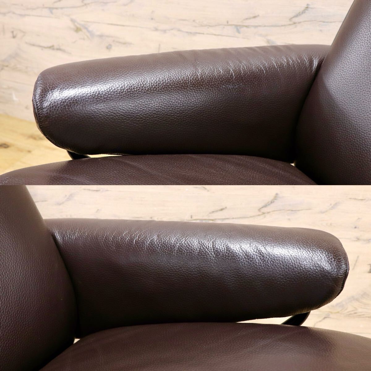 GMJN47○EKORNES / エコーネス ストレスレスチェア Taurus タウルス リクライニングチェア オットマン セット 北欧 ノルウェー 本革 希少