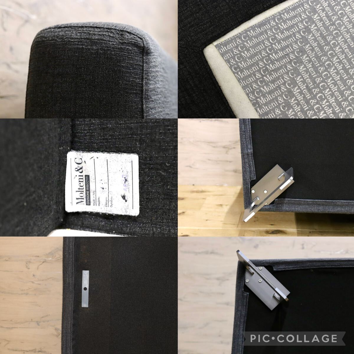 GMJO130A○Molteni&C / モルテーニ LARGE ラージ 3人掛けソファ フェルッチオ・ラヴィアーニ イタリア製 定価79.1万円 arflex取扱い