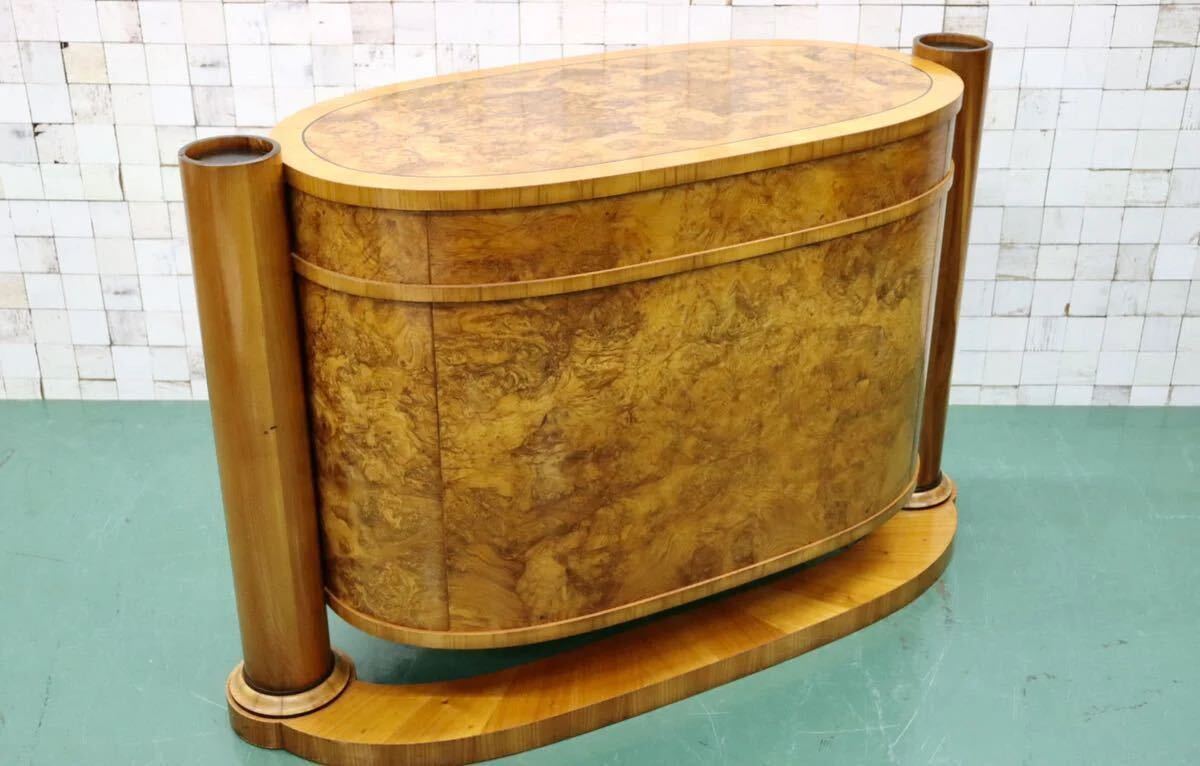 GMFS126○ANNIBALE COLOMBO アニバルコロンボ 4段チェスト チェスト サイドボード 飾り棚 象嵌細工 マホガニー材 最高級 イタリア