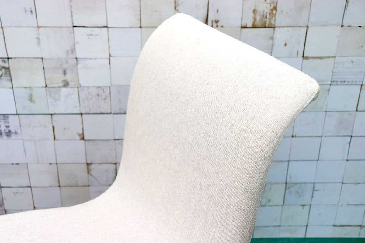 GMFT208A○porada / ポラダ ANXIE CHAIR アンクシーチェア ダイニングチェア ファブリック チェリー材 2脚セット アクタス 定価約28万