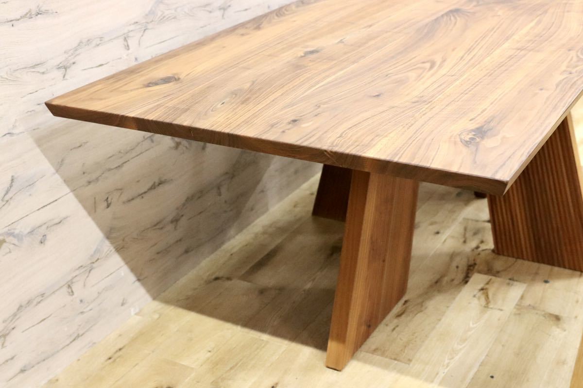 GMGF23○CONDE HOUSE / カンディハウス ハカマ ダイニング ソリッドテーブル MHK ウォールナット無垢材 定価73.5万 展示品