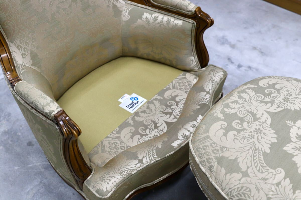 GMHH286B○DREXEL HERITAGE / ドレクセルヘリテイジ Upholstery 1人掛けソファ シングルソファ ラウンジチェア 最高級 約60万