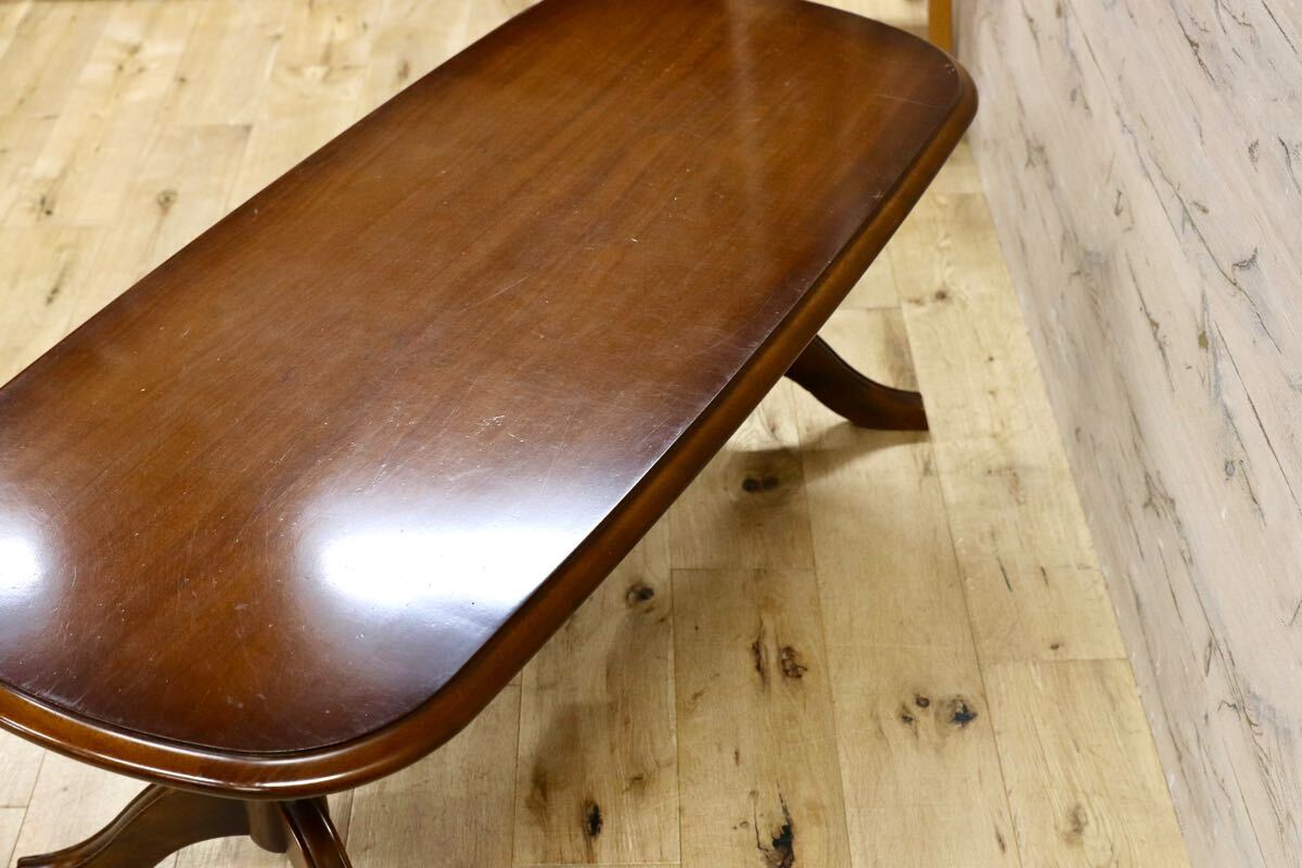 GMHN303○karimoku / カリモク コロニアル センターテーブル リビングテーブル オールド クラシック ヴィンテージ 国産家具 応接机