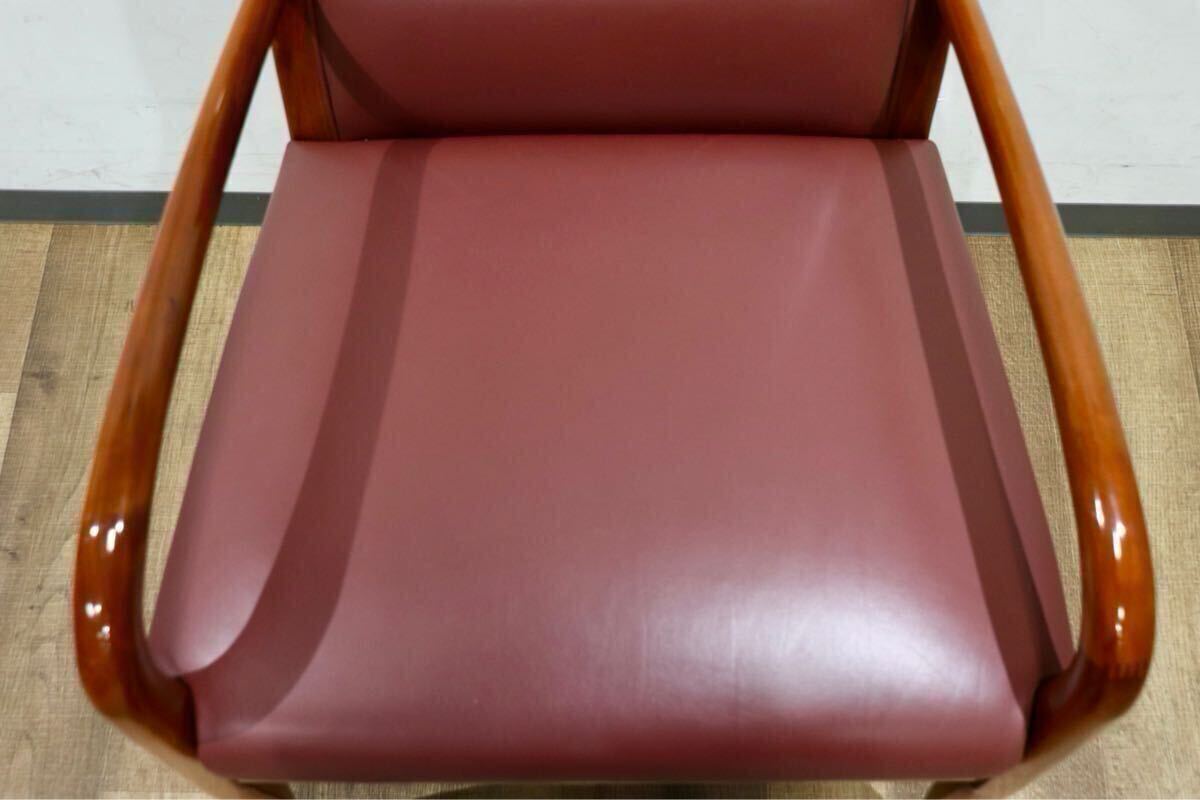 GMHK626A○domani / ドマーニ カリモク最高峰 Forza フォルザ ダイニングチェア アームチェア 食卓椅子 本革 モダン 肘置き 定価約27万