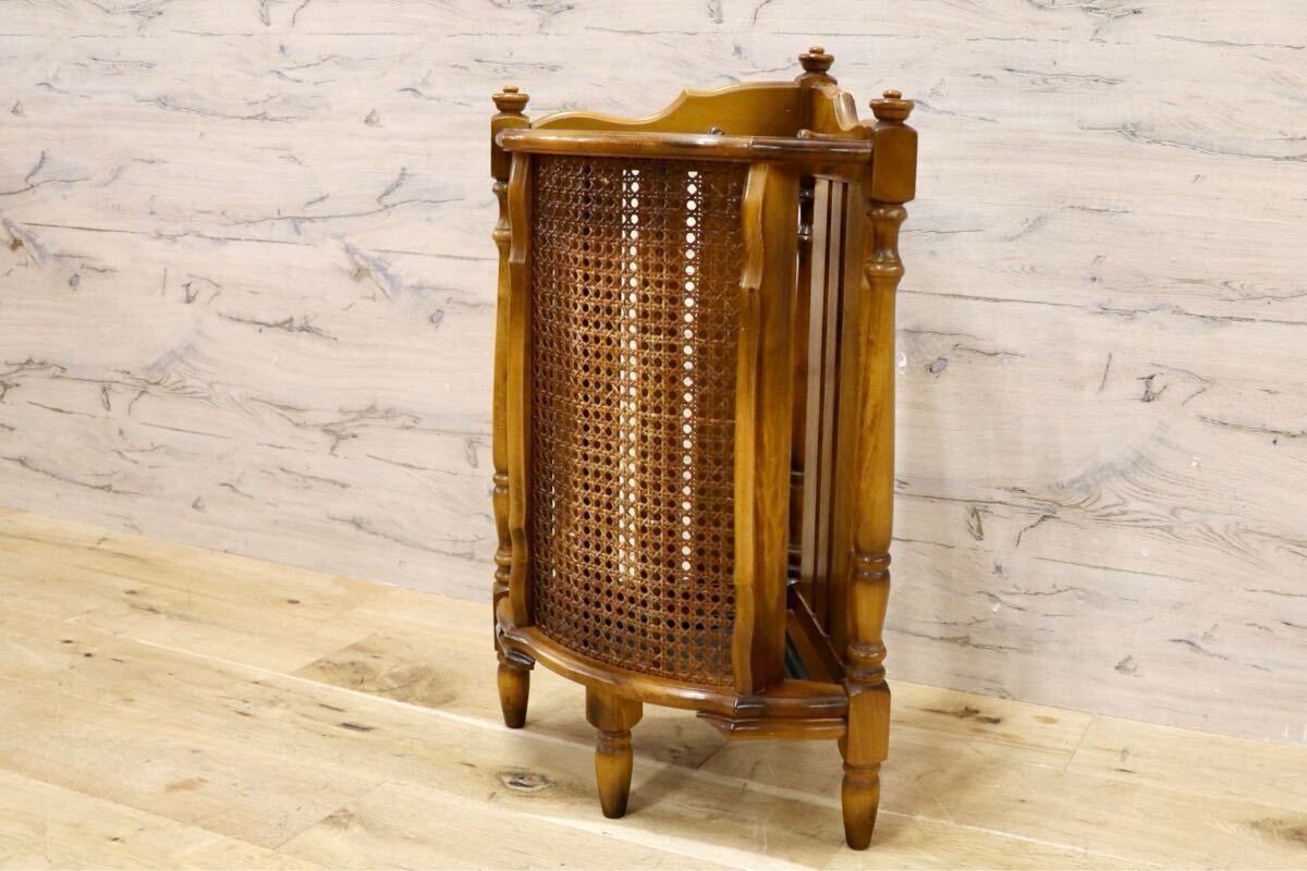 GMHS220○karimoku / カリモク 傘立て アンブレラスタンド ブナ材 オールド レトロ カントリー 国産家具