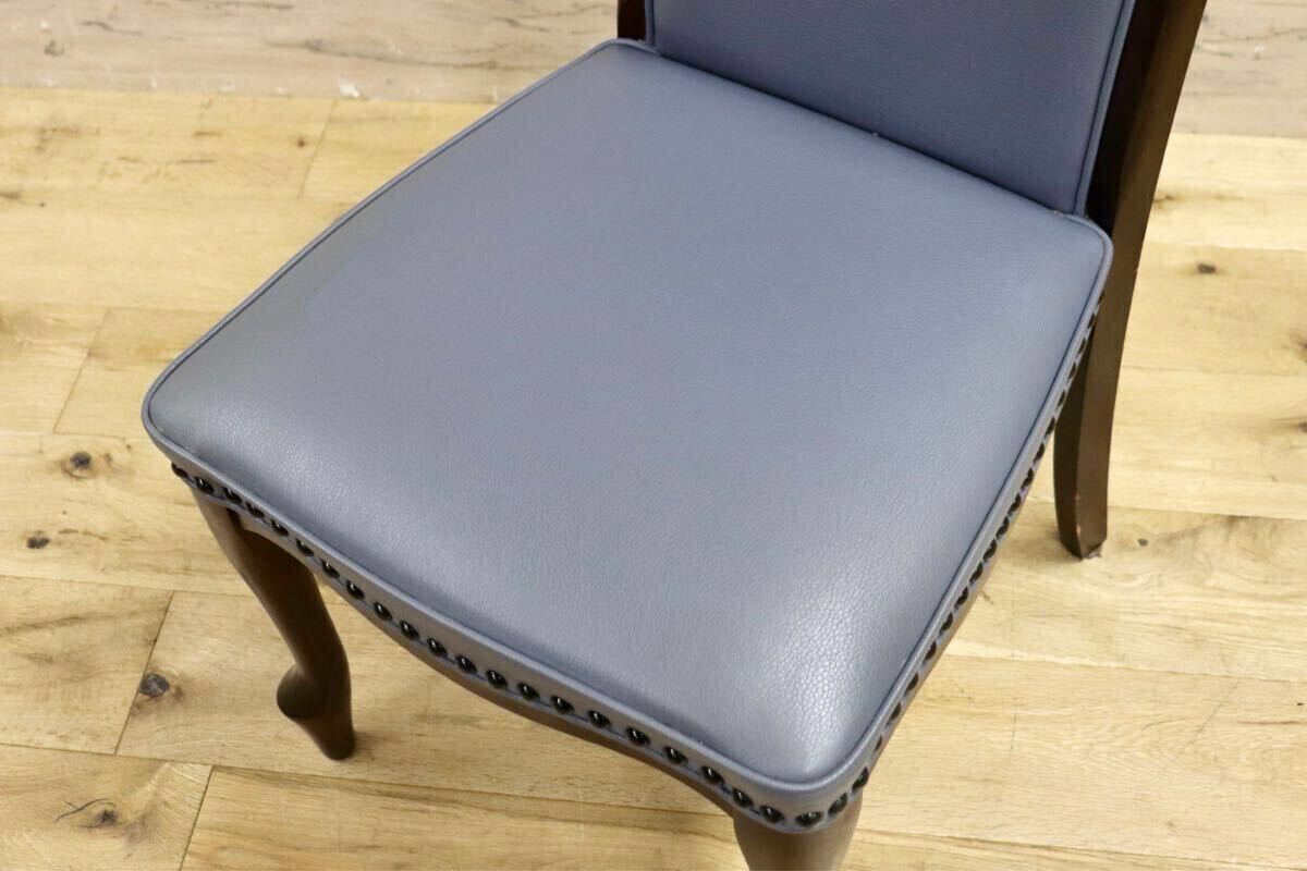 GMHK752B○maruni / マルニ ベルサイユ ダイニングチェア 2脚セット アームレスチェア 椅子 鋲打 猫脚 ロココ クラシカル モダン