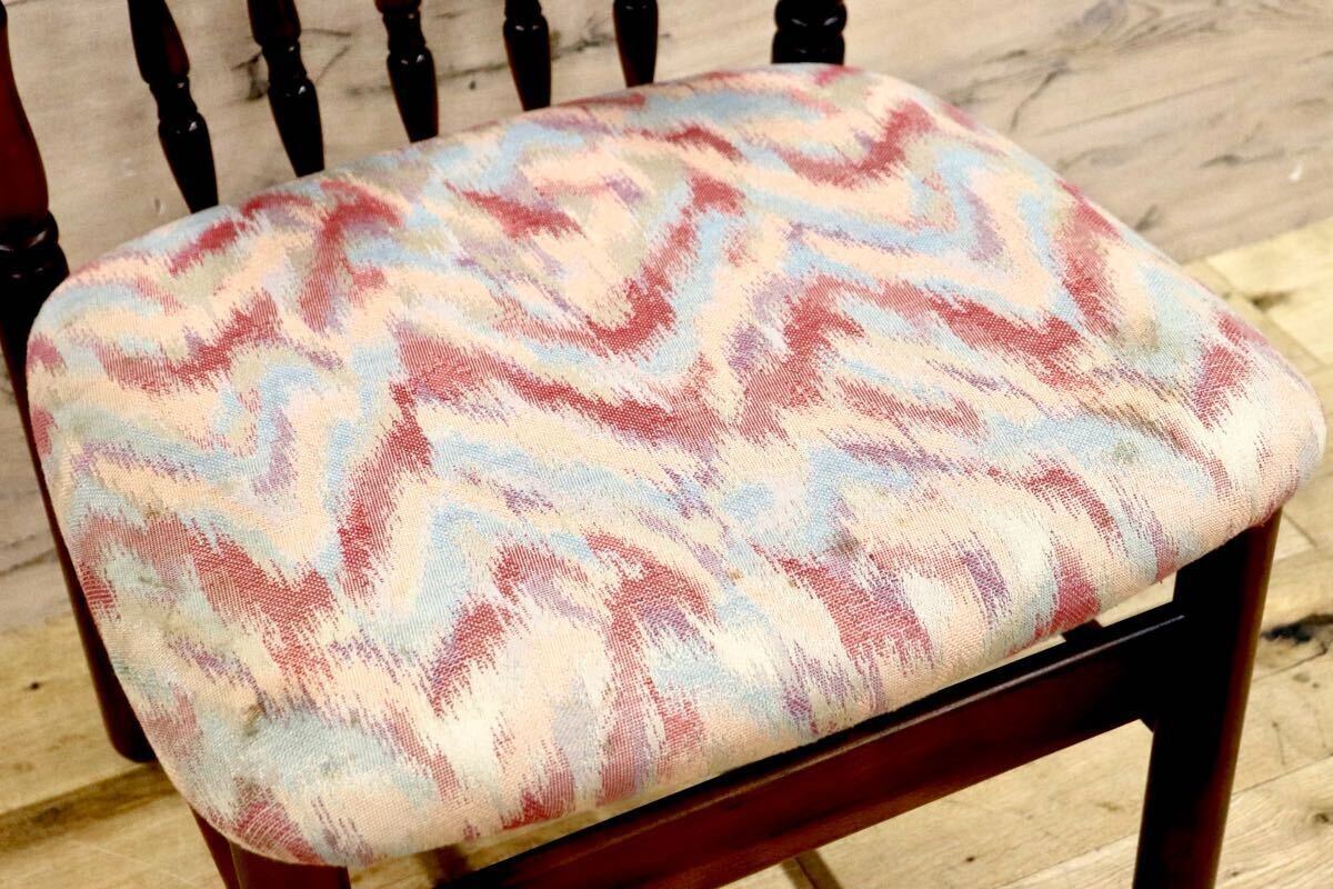 GMIH26B○karimoku / カリモク ダイニングチェア 2脚セット 椅子 ファブリック ヴィンテージ レトロ オールドカリモク