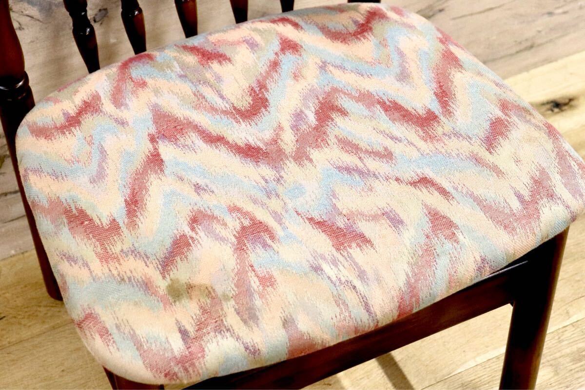 GMIH26B○karimoku / カリモク ダイニングチェア 2脚セット 椅子 ファブリック ヴィンテージ レトロ オールドカリモク