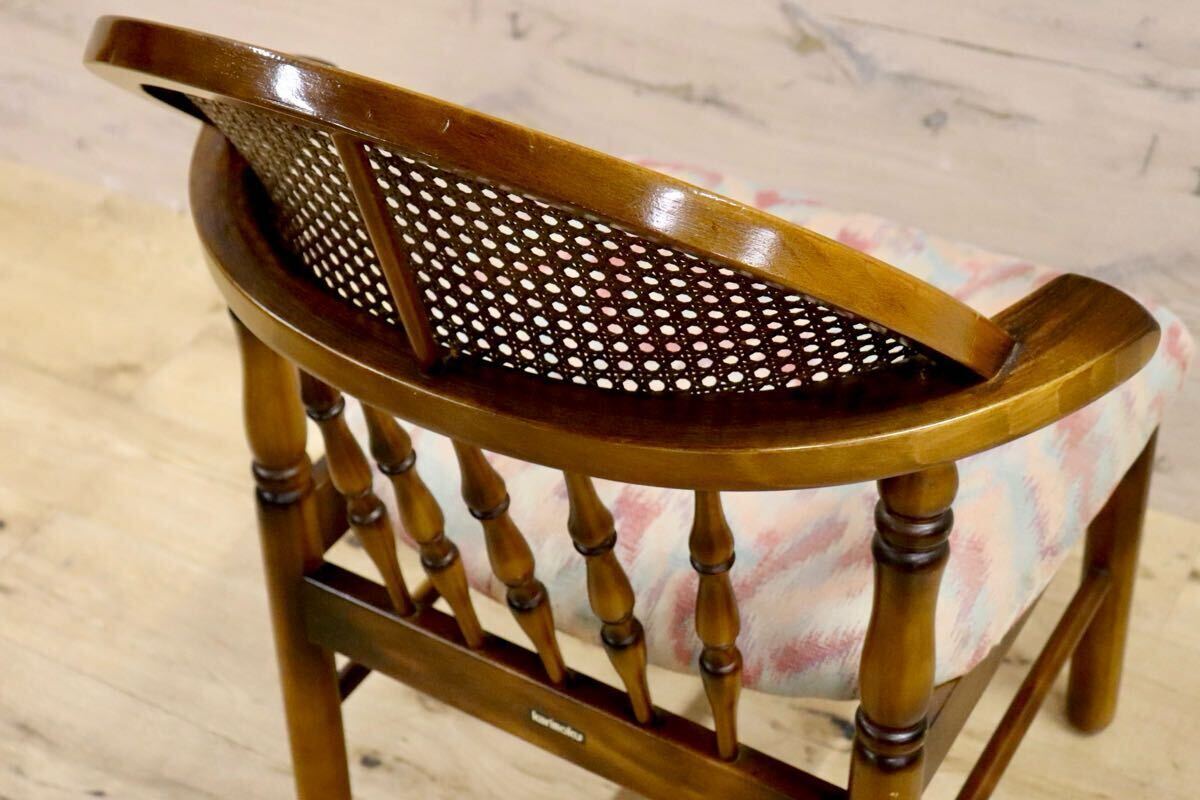 GMIH26B○karimoku / カリモク ダイニングチェア 2脚セット 椅子 ファブリック ヴィンテージ レトロ オールドカリモク