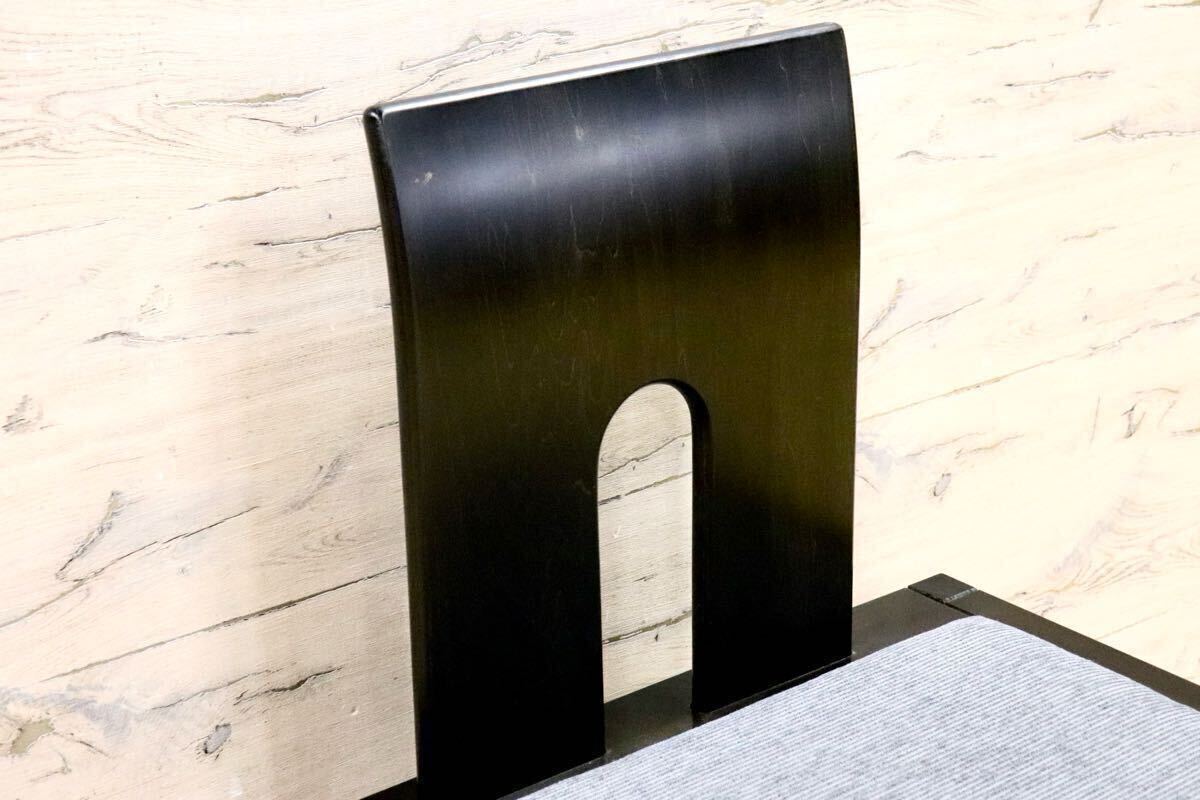 GMIK10D○静岡家具製作所 プラザ Lチェア ダイニングチェア 木製椅子 和モダン 座敷 天然木