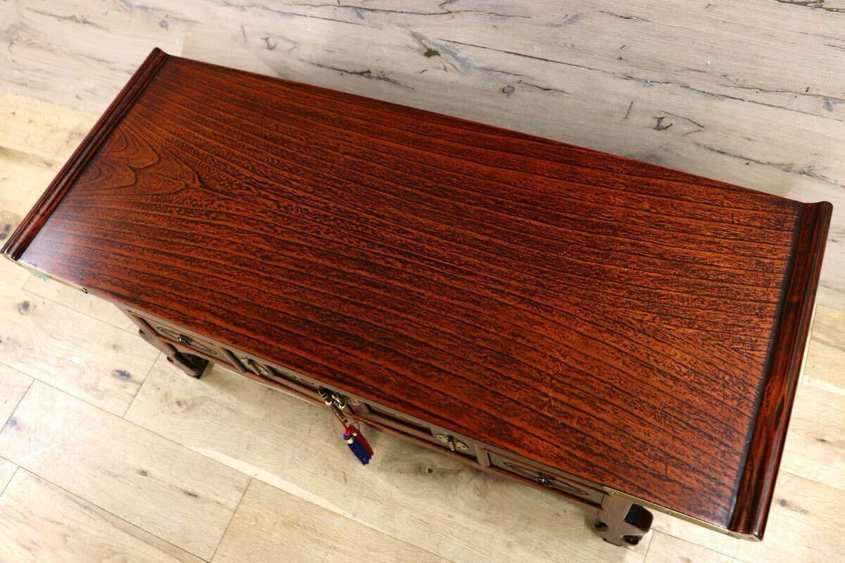 GMIS40B○李朝家具 キャビネット 飾り台 引き出し アンティーク ヴィンテージ アジアン家具 古道具 木製 展示品