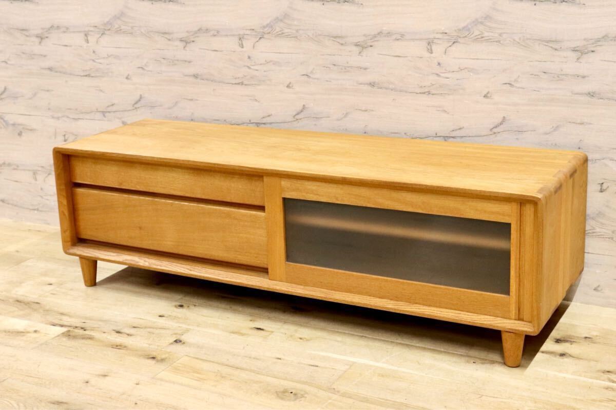 GMIK240○ACTUS / アクタス オークランド テレビボード リビングボード TVボード AVボード ローボード オーク無垢材 北欧モダン 廃番