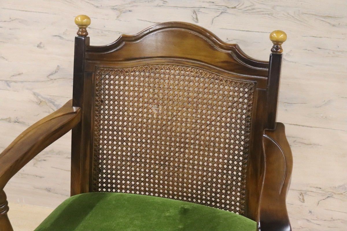 GMGN356D○karimoku / カリモク オールドカリモク コロニアル ラウンジチェア 椅子 シングルソファ ファブリック ベロア ブナ材
