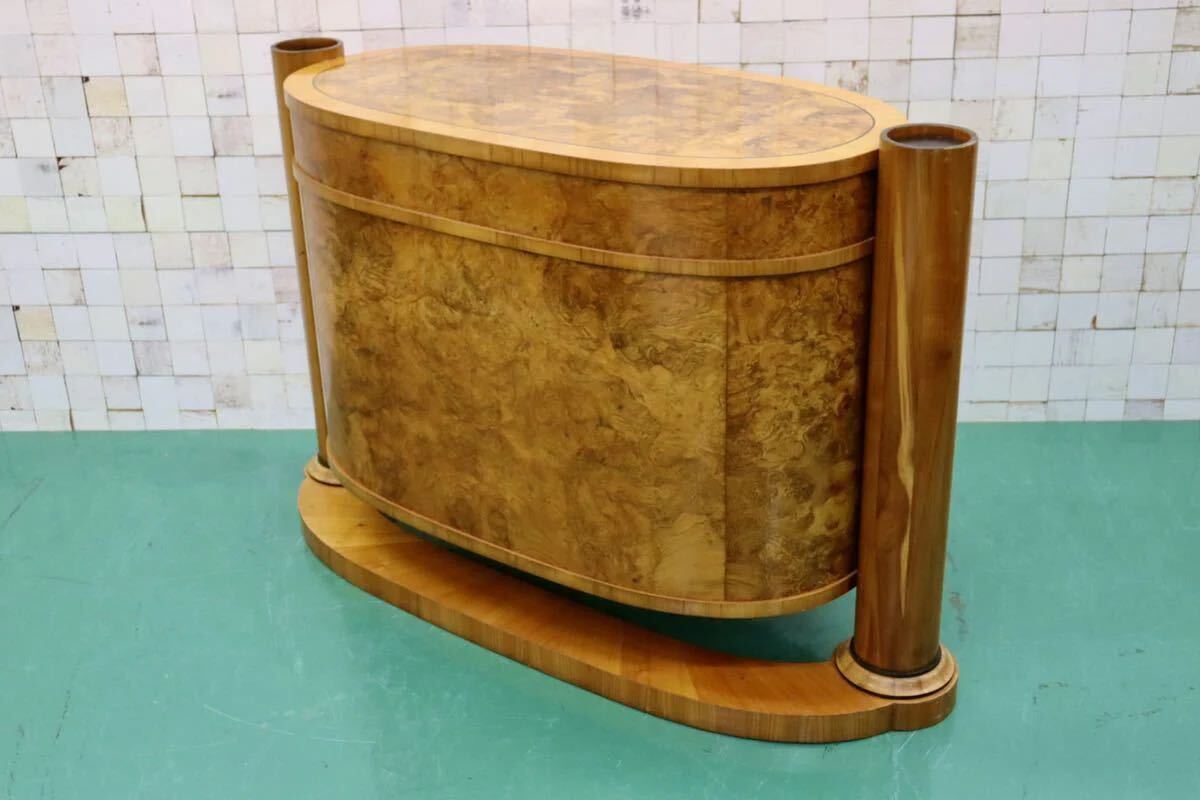 GMFS126○ANNIBALE COLOMBO アニバルコロンボ 4段チェスト チェスト サイドボード 飾り棚 象嵌細工 マホガニー材 最高級 イタリア