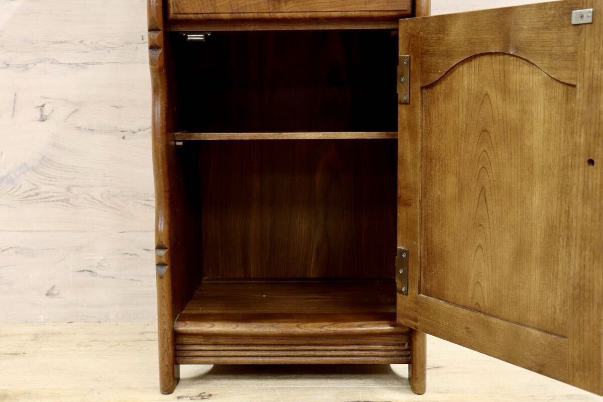 GMIH197○karimoku / カリモク コロニアル 電話台 FAX台 花台 飾り台 収納家具 国産家具