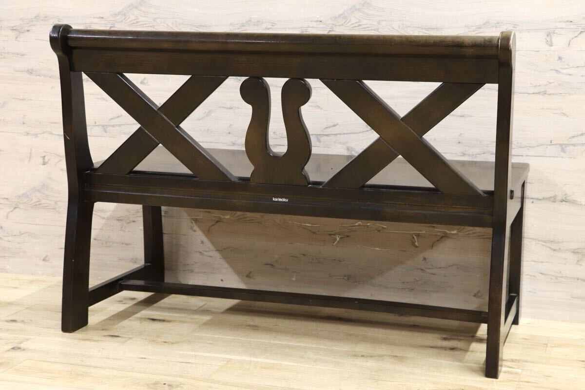 GMIH173A○karimoku/カリモク RUSTIC ルスティック ベンチ ダイニングチェア レトロ カントリーコロニアル 人気廃番シリーズ 国産家具