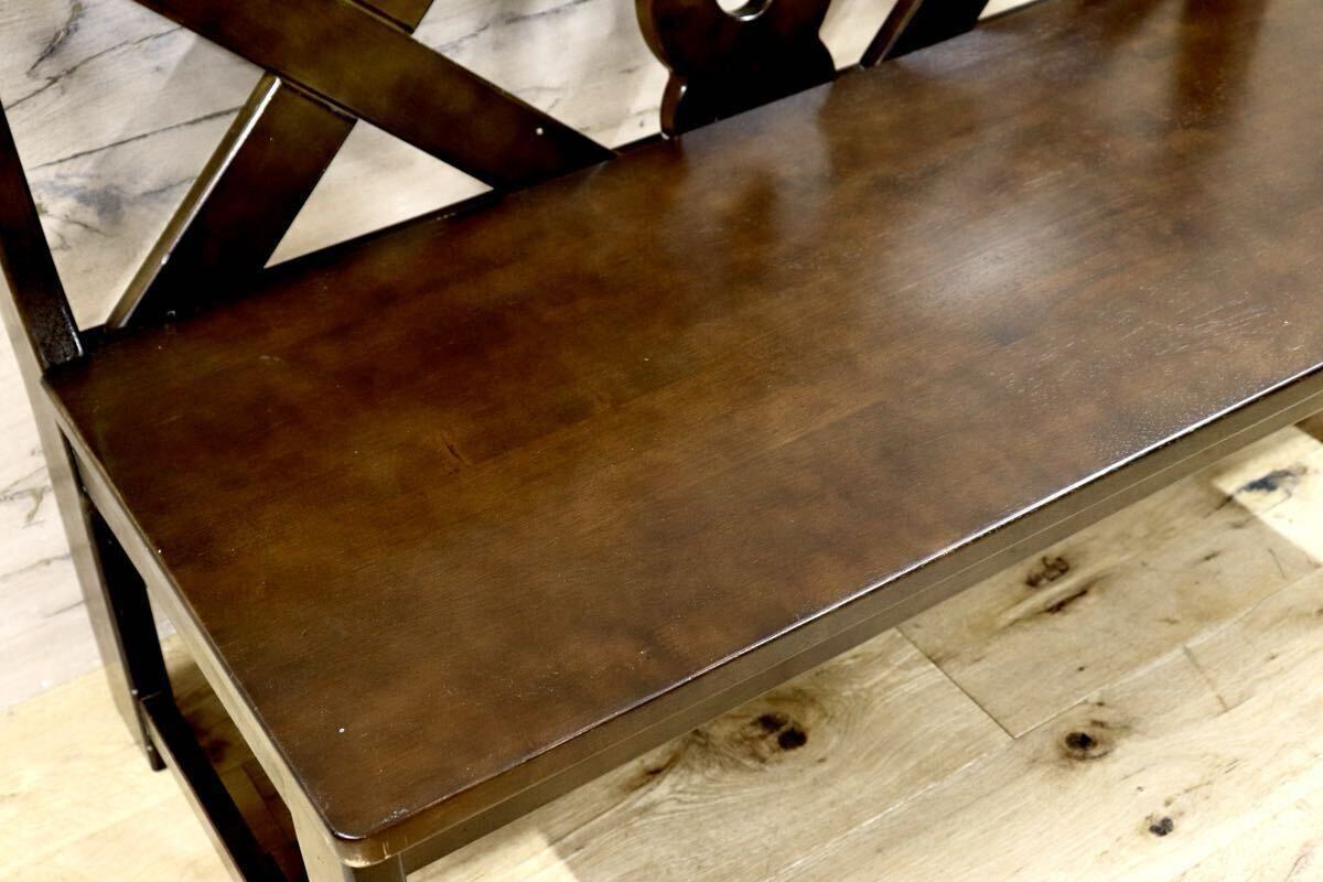 GMIH173G○karimoku/カリモク RUSTIC ルスティック ベンチ ダイニングチェア レトロ カントリー コロニアル 人気廃番シリーズ 国産家具